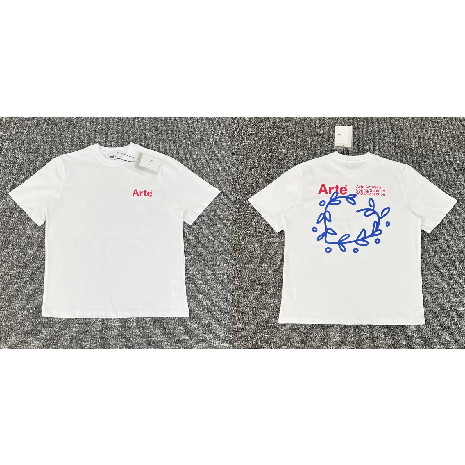 ARTE T-shirts Men Women Couples Streetwear High Quality Print Round Neck Short Sleeve Arte Top Tee One Day Shipped Out