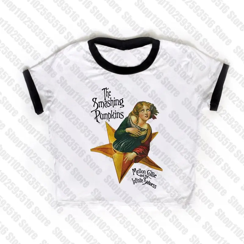 Aesthetic Tops for Women Crop Top Women 2000s Tops With Suspenders Gothic Clothes Vintage Clothing Harajuku Grunge Clothes Y2k