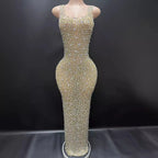 Diamonds Wedding Dress for Women Goddess Senior Photoshoot Props Homecoming Celebrate Birthday party dress New Year's Dress