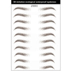 4D Hair-Like Eyebrow Stickers Waterproof Eyebrow Tattoo Water Transfer Eye Brow Enhancer Long Lasting Korean Cosmetics