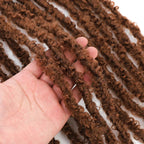 Butterfly Locs Crochet Hair 12 inch Handmade Butterfly Soft Locs Crochet Hair Extensions Synthetic Braiding Hair 12Strands/pack