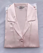 100% Pure Silk Women's Classical Pajama Set Sleepwear Nightgown M L XL YM007