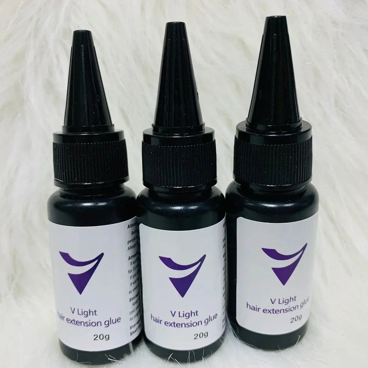 1PC 20gHair Extension Tools V-Light Technology Hair Extension Set Wig Hair Piece Real Hair Fast Grafting Tool Firm and Traceless