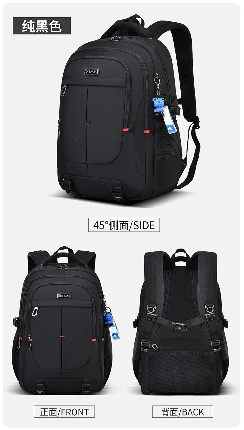 2025 new camouflage backpack for boys High capacity school bag for junior high school students Outdoor travel backpack for men