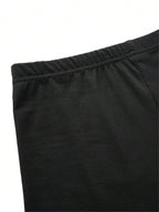 2 Pieces Set Women Slim Crop T-Shirts Shorts A Teddy Bear Emerged From The Zipper Prints Tops Sporty High Elastic Soft Clothes