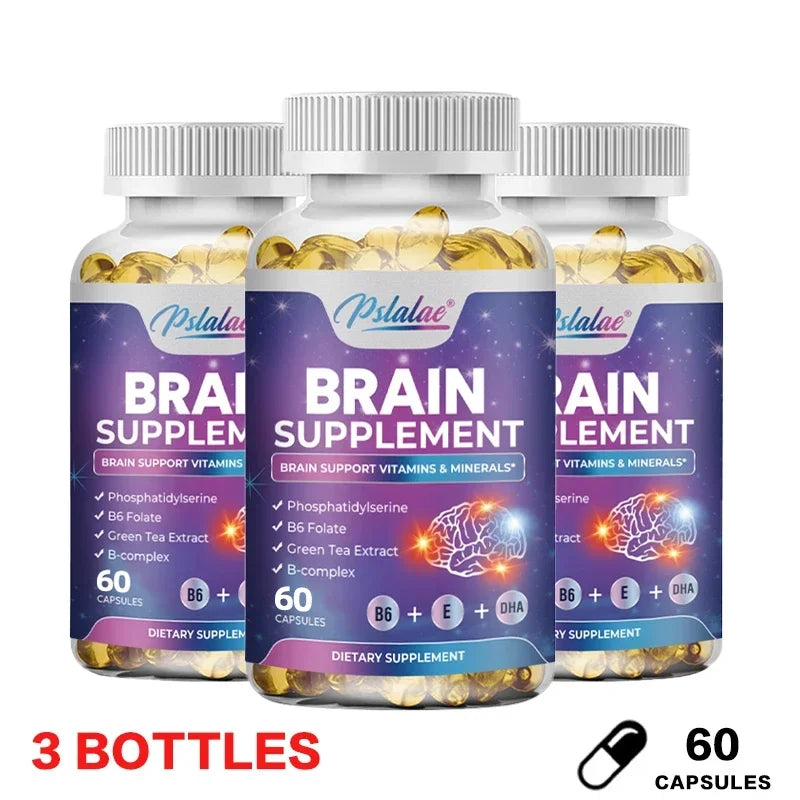 Brain Supplement - Contains B Vitamins To Support Brain Health, Improve Cognitive Function, and Enhance Memory and Concentration