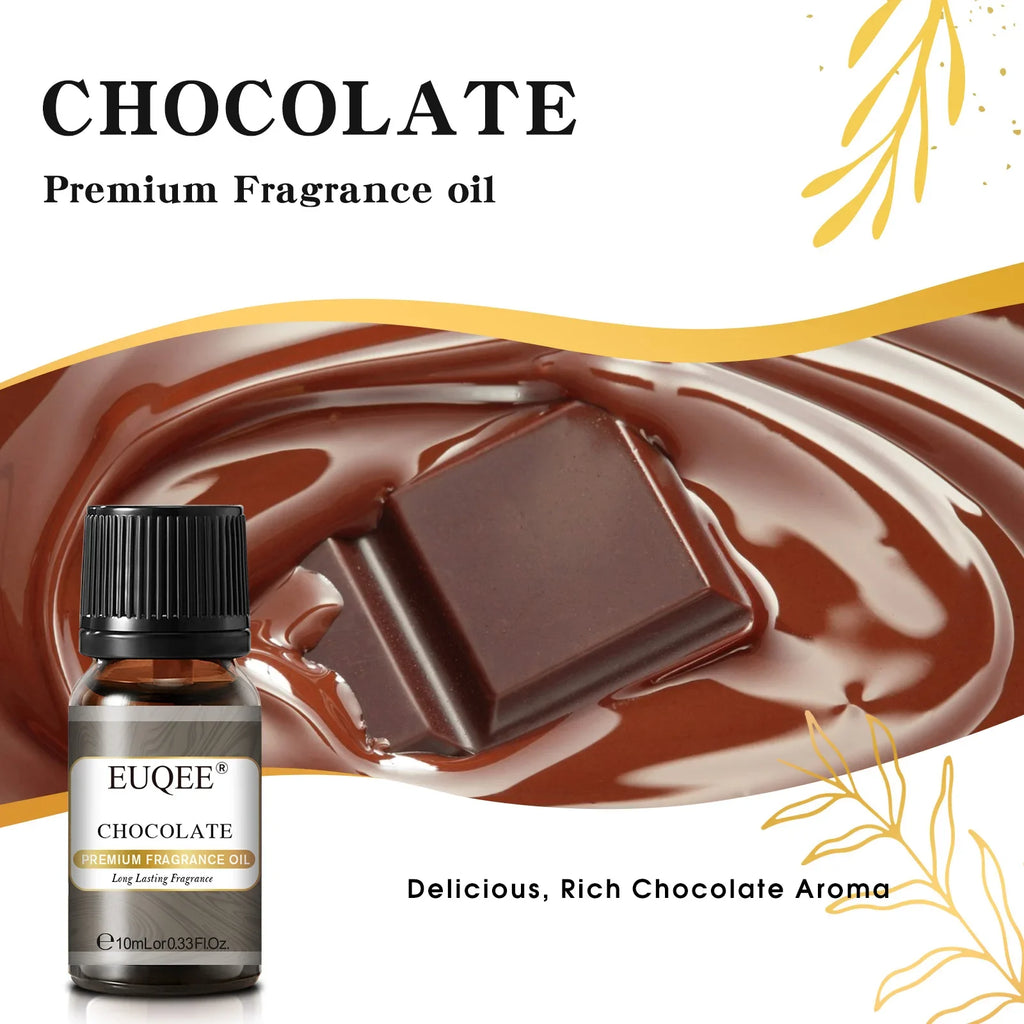 EUQEE 10ML Men's Fragrance Oil For Car Diffuser,Making Candle Leather Forest Pine Coffee Cake Cedarwood Bay Rum 1pcs/3pcs/6pcs