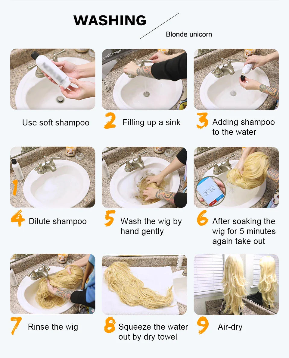 Allbell Magique Short Wavy Wig Bob Curly Wig With Bangs Dirty Orange Lolita Wigs Natural Synthetic Wig For Woman Heat Resistant