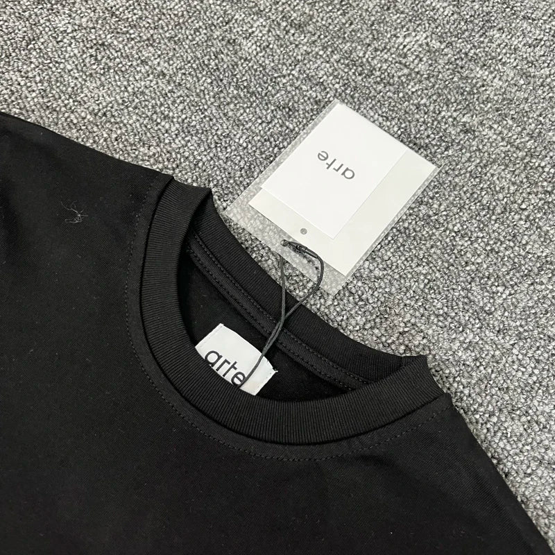 ARTE T-shirts Men Women Couples Streetwear High Quality Print Round Neck Short Sleeve Arte Top Tee One Day Shipped Out