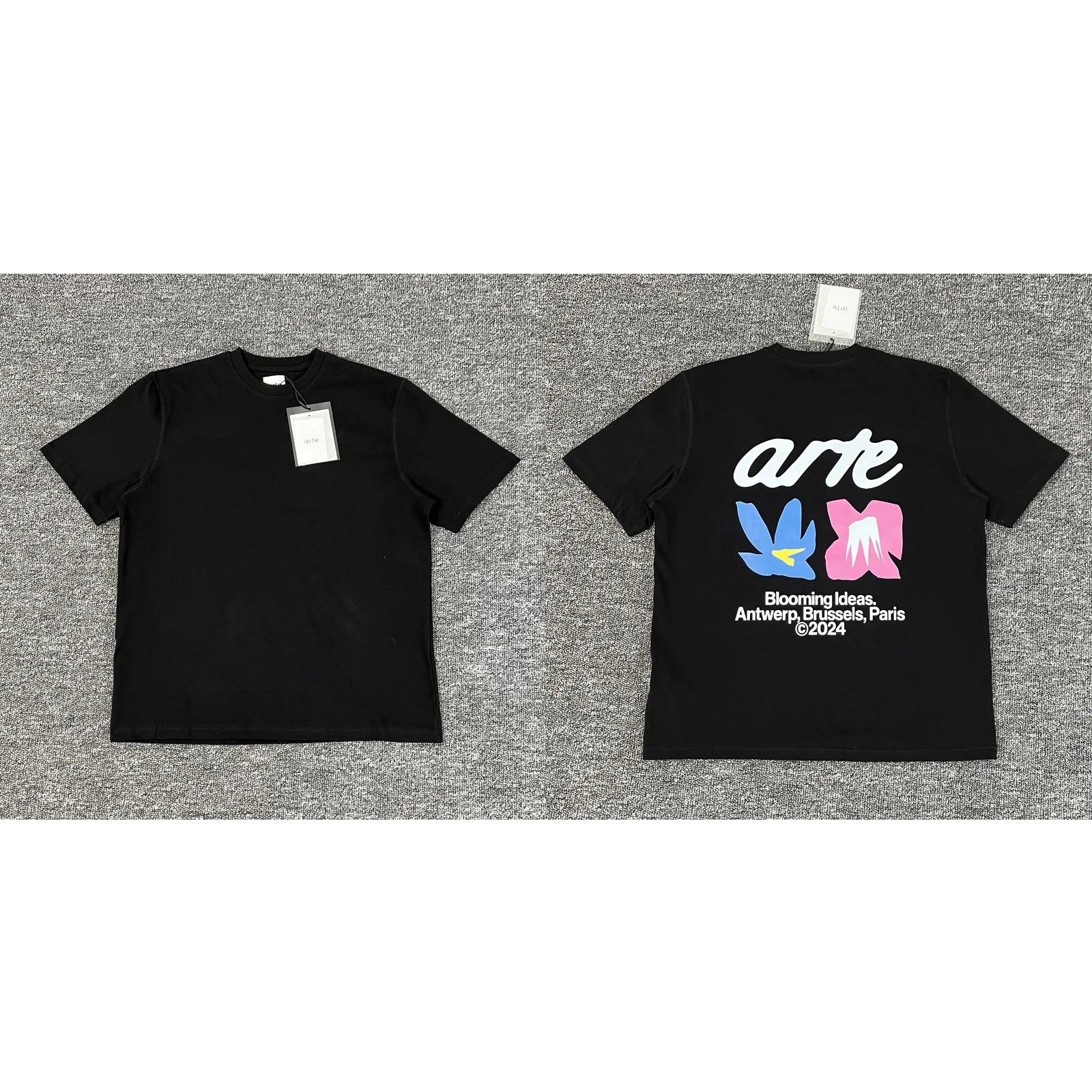 ARTE T-shirts Men Women Couples Streetwear High Quality Print Round Neck Short Sleeve Arte Top Tee One Day Shipped Out