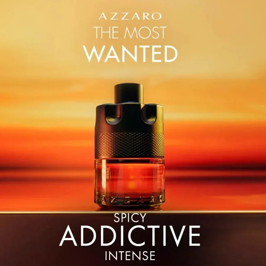 100ML For Azzaro The Most Wanted Parfum Charm Eau De Parfum Intense Spicy Woody Seductive Fragrance Date Lasting Wear Perfume