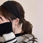 2025 Korea Fashion Elegant Wide Hairbands Headband Women Girls Gift Scrunchie Hair Head Hoop Band Accessories Headdress Headwear