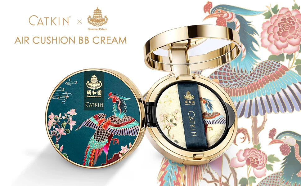 Catkin Phoenix Cushion Foundation Full Coverage, Sheer Satin Finish, Refill Included, Light Beige