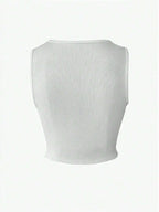 2024 Summer Fashion Cherry Teenage girls Sexy Letter Printed U Neck Tank tops Tops Women's Clothing