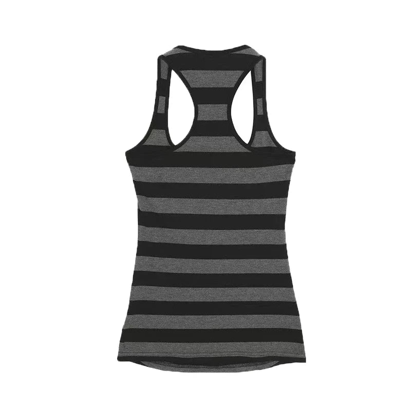 2025 New Striped Tank Tops Women Summer Tight Sexy Camisole Sleeveless Top Casual Y2K Clothing for Women Basic