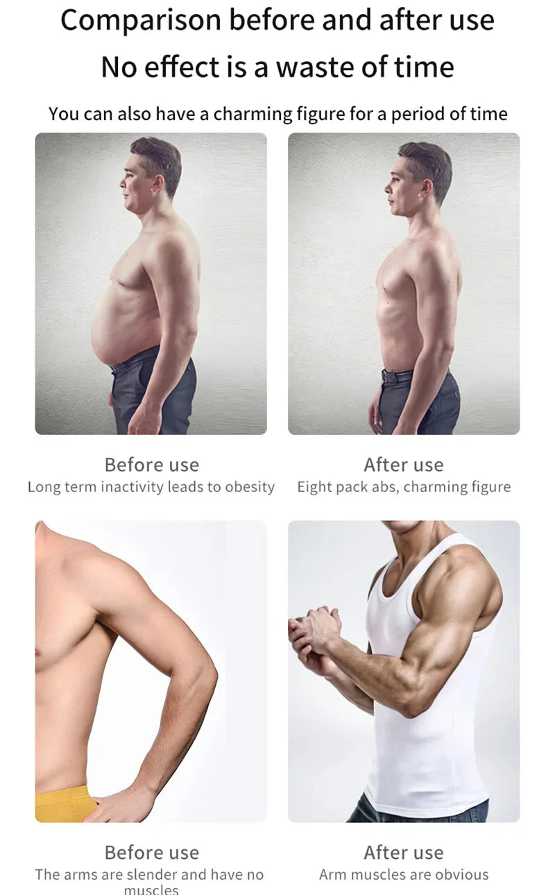 Abs Belt Abdominal Trainer EMS Muscle Stimulation Electric Exerciser Toning Belts For Leg Arm Workout Fitness Home Gym Equiment