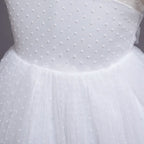 Elegant Girl Fluffy Dress Flower Baby Wedding Ceremony Costume Birthday Outfits White 1st Communion Tutu Gown Kids Gala Clothes