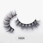 Dropshipping Reuseable Natural Long 12-15mm 3D Faux Mink Lashes Fluffy Volume False Eyelashes Cruelty Free Wispy Makeup Lashes