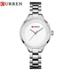 Curren 9015 Women Watches Luxury Gold Black Full Steel Dress Jewelry Quartz Watch Ladies Fashion Elegant Clock Relogio Feminino