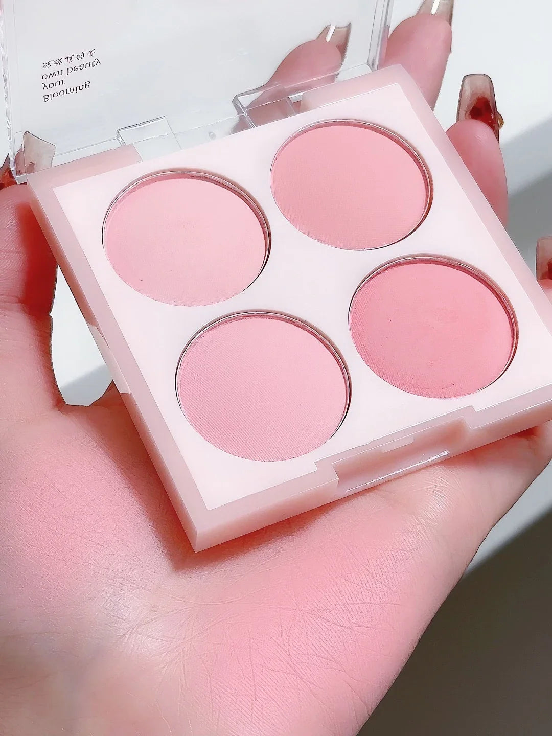 4 Colors Blush Powder Face Makeup  Sweet Warm Colors Matte Cheek Powder Facial Beauty Cosmetic Makeup Blush