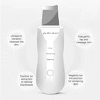 Electric Ultrasonic Skin Scrubber Vibration Face Spatula Peeling Blackhead Remover Facial Lifting Cleansing Ultrasonic Skin Care