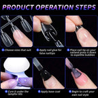 240pcs XS Fake Nails Short Square/Almond False Nail Tips Half Matte Acrylic Square Fingernails DIY For Manicure Extension Tools