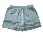 100% Real Mulberry Silk Womens Pajamas Set Sleepwear Pjs Button Down Short Sleeve Shirt Top and Shorts Loungewear 2 Piece M-4XL