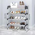 3-7Floor Simple Shoe Rack Multi Layer Dustproof Household Doorstep Shoe Cabinet Storage Space Saving Assembly Of Small Shoe Rack