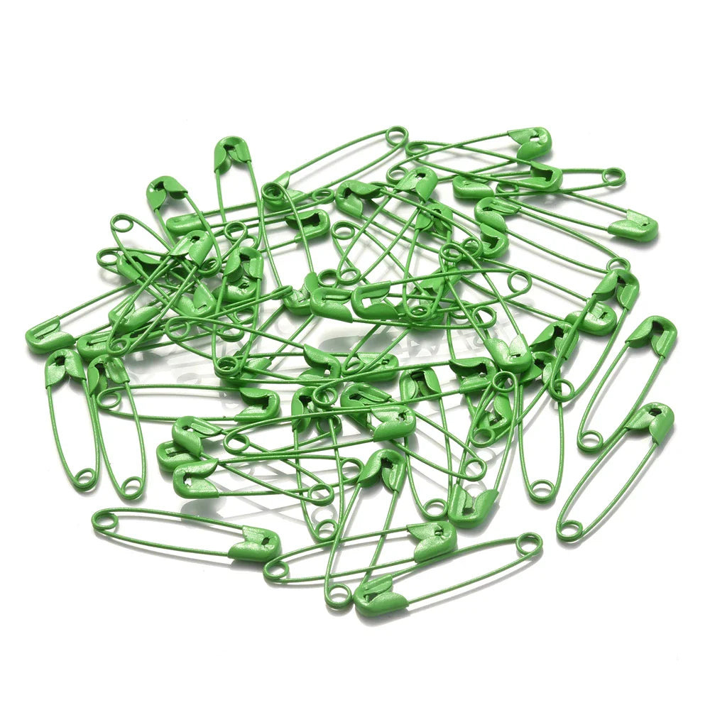 30pcs 6x30mm Colorful High Quality Safety Pins Paper Clip DIY Sewing Tools Metal Needles Large Safety Pin Brooch Accessories
