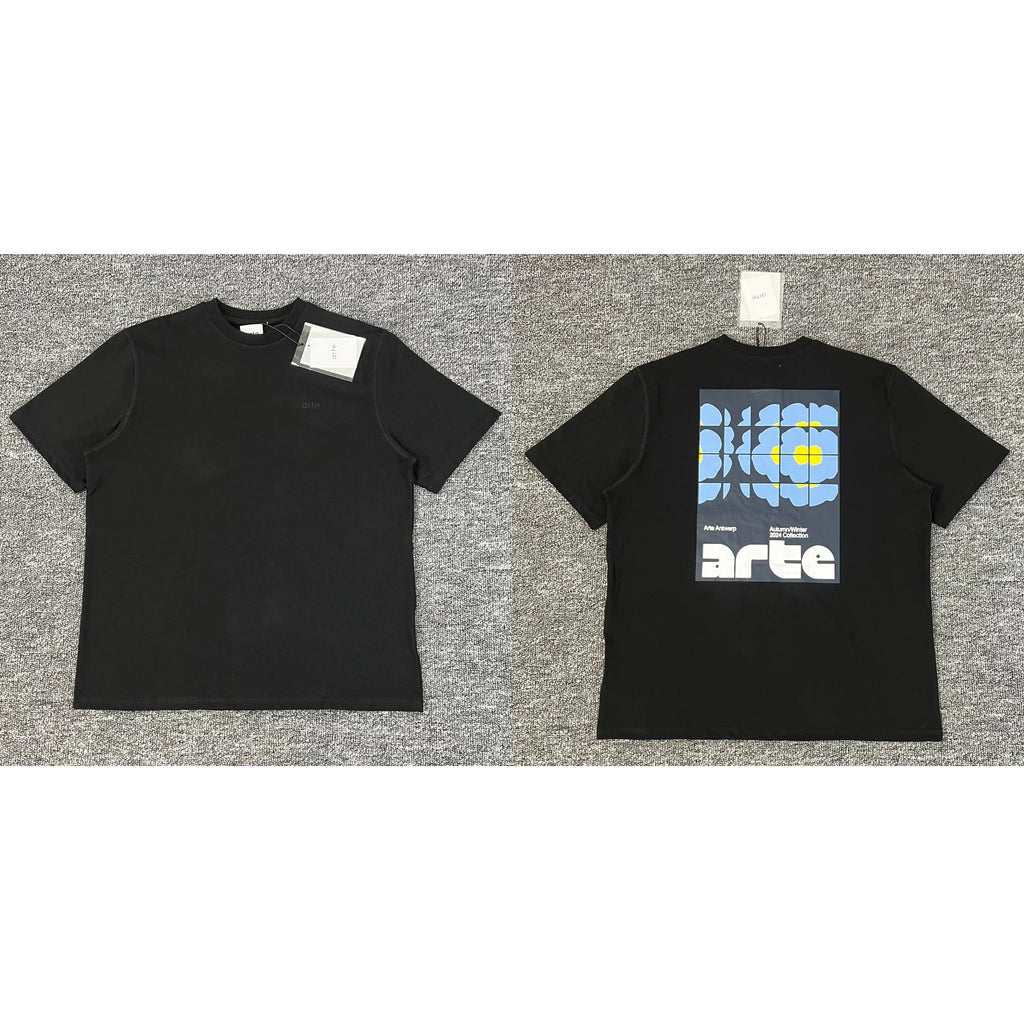 ARTE T-shirts Men Women Couples Streetwear High Quality Print Round Neck Short Sleeve Arte Top Tee One Day Shipped Out
