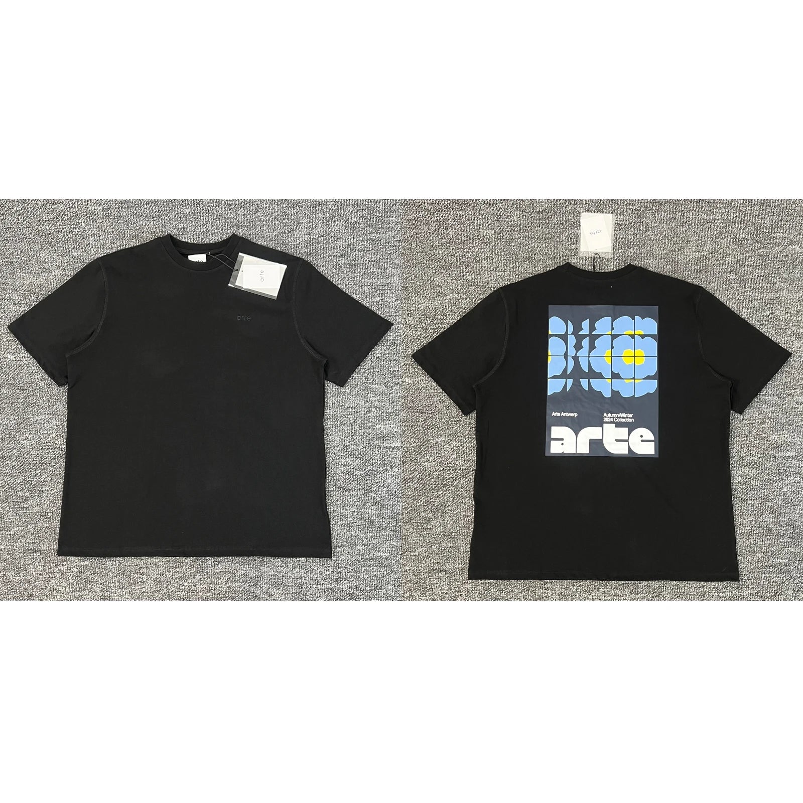 ARTE T-shirts Men Women Couples Streetwear High Quality Print Round Neck Short Sleeve Arte Top Tee One Day Shipped Out