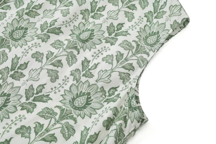 AS 2025 spring summer linen shirt + dress collection high quality print linen and knitting cardigan woman outfit