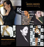 HANNAH MARTIN Brand Classic Women Quartz Watch 36mm Rose Gold Stainless Steel Mesh Strap Japanese Movement Girl Gift Wrist Watch