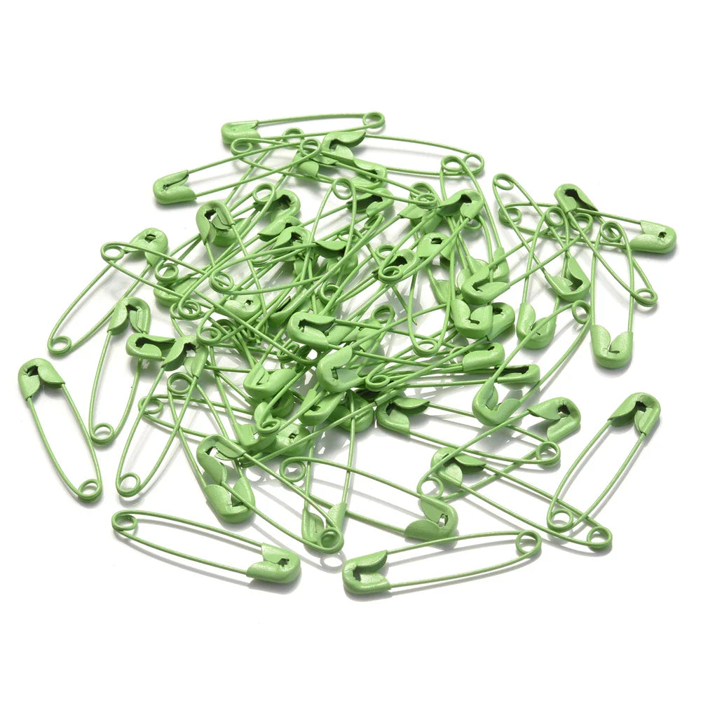 30pcs 6x30mm Colorful High Quality Safety Pins Paper Clip DIY Sewing Tools Metal Needles Large Safety Pin Brooch Accessories