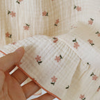 2025 Japanese Summer New Women's Pajama Set 100% Cotton Crepe Cloth Ladies Suspender+Shorts Two Piece Home Furnishing Set