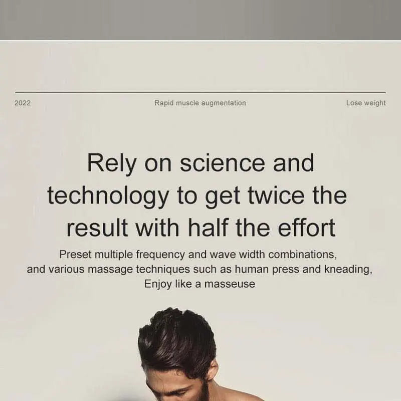 Abs Trainer EMS Abdominal Muscle Stimulator Electric Toning Belt USB Recharge Waist Belly Weight Loss Home Gym Fitness Equiment