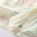 2025 New Women's Spring/Summer Pajama Set 100% Cotton Long Sleeve Long Pants Two Piece Set Large Home Clothes