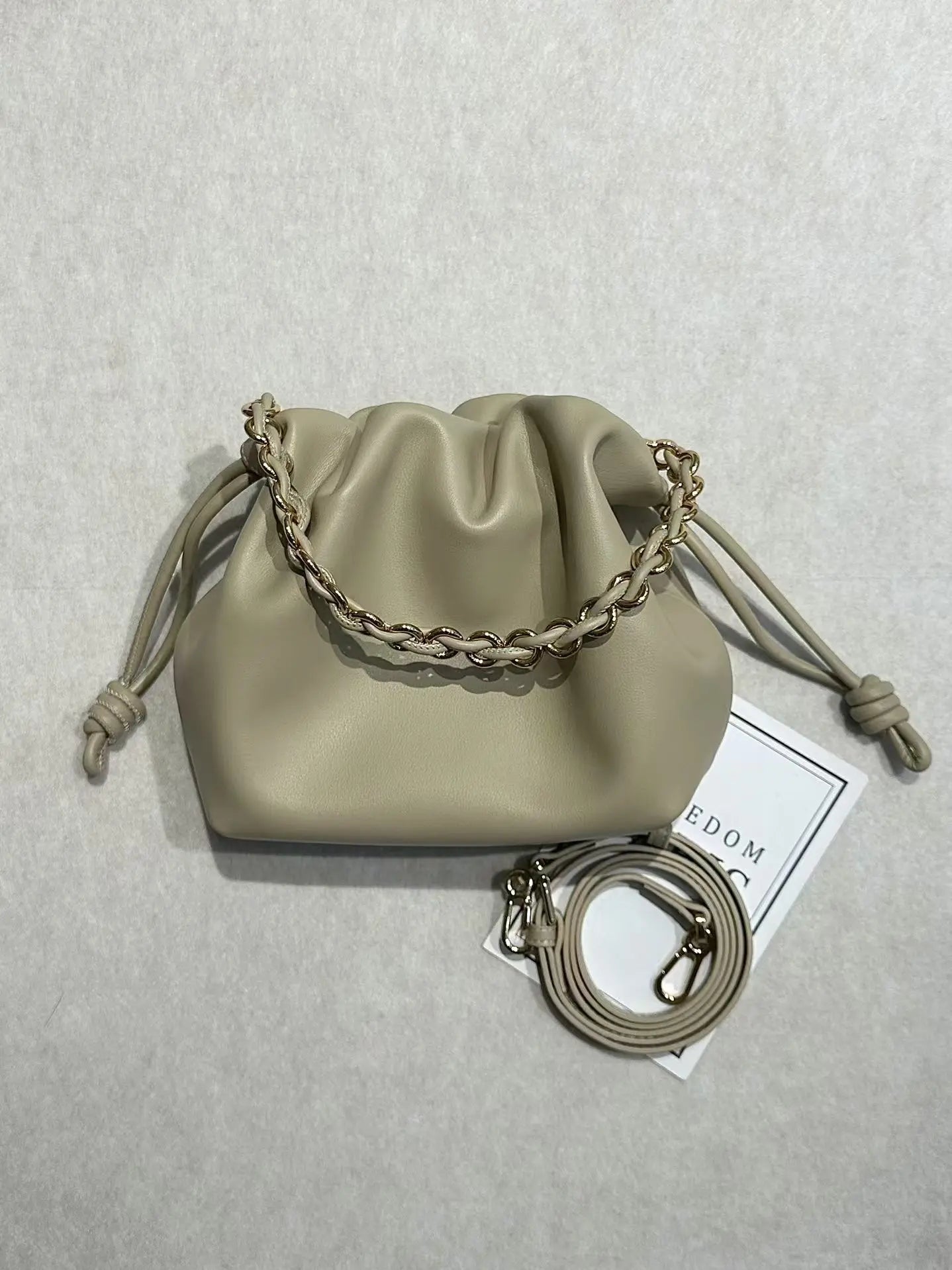 Brand Design Fashion High-grade Texture Leather Cloud Bag Luxury Ladies High Quality Cowhide  Shoulder Crossbody Bags For Women