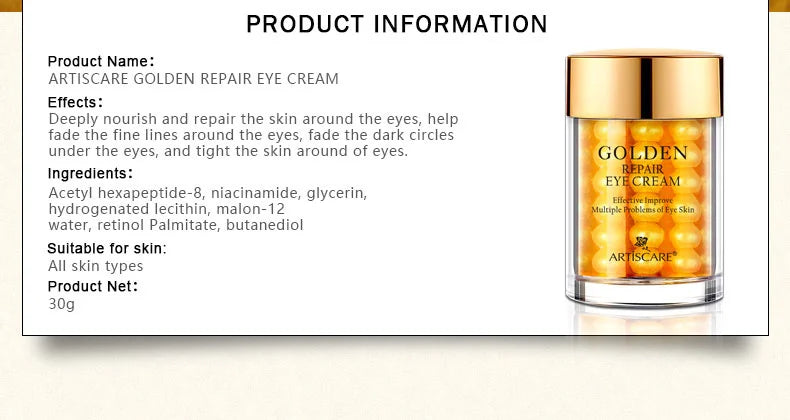 ARTISCARE 24K Gold SkinCare SET Face Cream Moisturizing Serum Dark Circles Essence Korean Skin Care Products