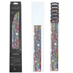 6-Piece Set BB Clip Tinsel Hair Metal Laser Gold Thread PET Laser Thread Highlighting Cross-Border Hair Accessories