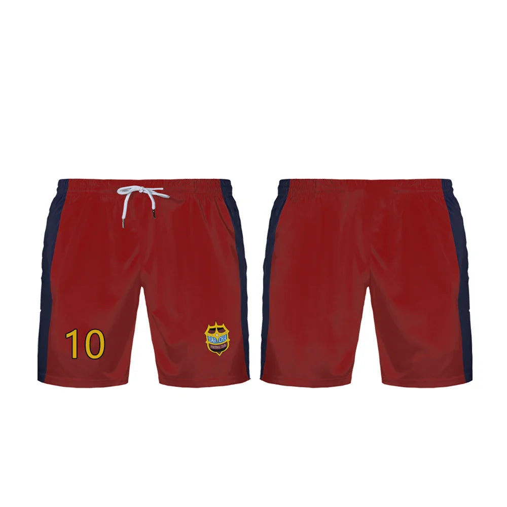 Blue Lock Anime FC Barcha Team Uniform BACHIRA Youth Football Training Breathable Quick-dry Shorts Unisex Sports Short Bottoms
