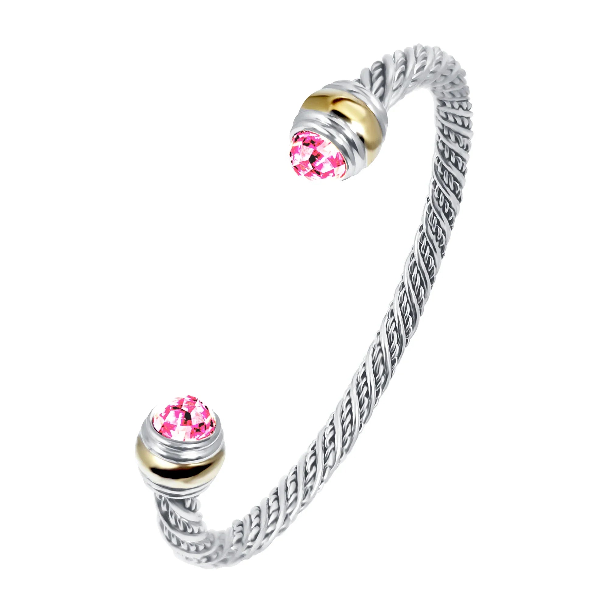 1PC Cable Bracelet for Women Gemstone Open Cuff Bracelet Bangle Bracelet Pearl Bracelet for Girls Best Gift for Women Friend