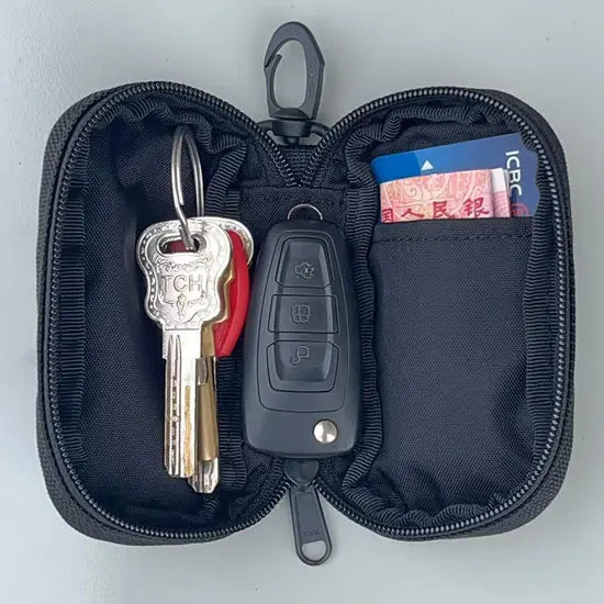 2024 Waterproof Key Bag Nylon Cloth Small Wallet Casual Key Pouch Durable Mini Case Fashion Key Organizer Coin Purse Men Wallet