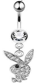 Belly Button Rings for Women Bunny Navel rings Gold color Rabbit Belly Rings Gem stone Belly Piercing Jewelry Body Jewelry