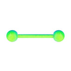 1PCS/4PCS Green Blue Acrylic Balls Tongue Barbell Splatter 316L Stainless Steel Bar Tongue Rings Piercing