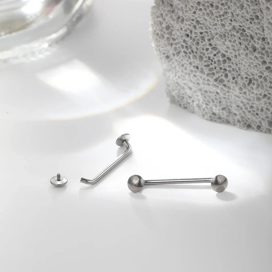 1Pc G23 Titanium Micro Dermal Piercing Crystal Dermal Anchor Piercing Top Internal &External Skin Diver Surface Piercing Jewelry