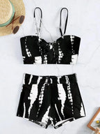 2025 Print High Waist String Two Piece Bikini Women Swimwear Female Swimsuit Bathers Bathing Swimming Suit Beachwear Summer
