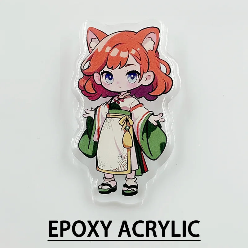 Custom Acrylic Brooches Popular Fashion Clothing Bags Accessories Kids DIY Personalized Design women fathers day gifts Pins