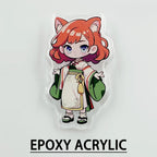 Custom Acrylic Brooches Popular Fashion Clothing Bags Accessories Kids DIY Personalized Design women fathers day gifts Pins