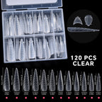 120Pcs Nail Forms For UV Gel Quick Building Extension Top Molds Dual Forms Acrylic Nail Art Tips Nails Accessories Tools